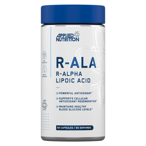 Applied Nutrition R-ALA R-ALPHA Lipoic Acid 60 Caps