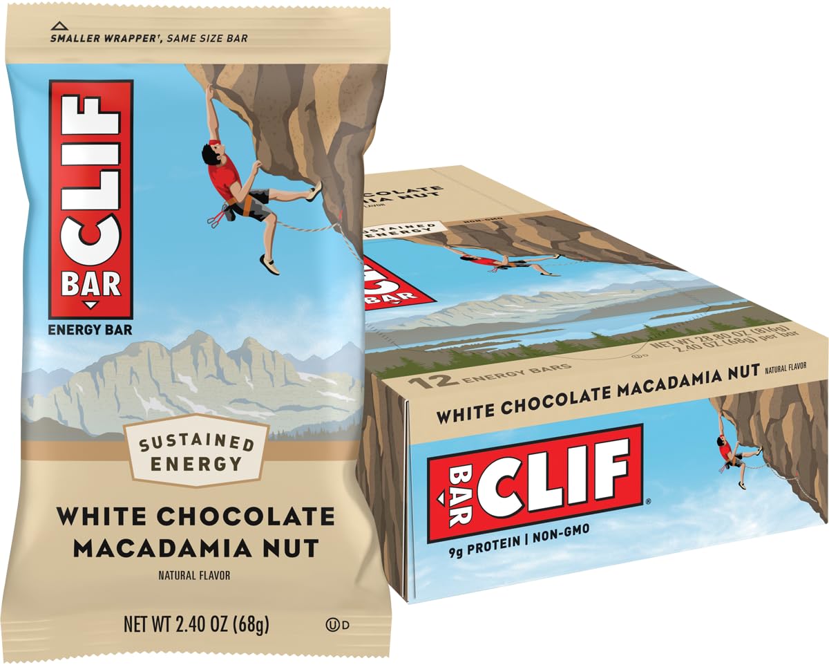 CLIF Bar 12x68g White Chocolate Macadamia