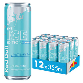 Red Bull Sugar Free 12x355ml Iced Vanilla Berry