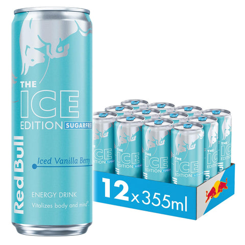 Red Bull Sugar Free 12x355ml Iced Vanilla Berry