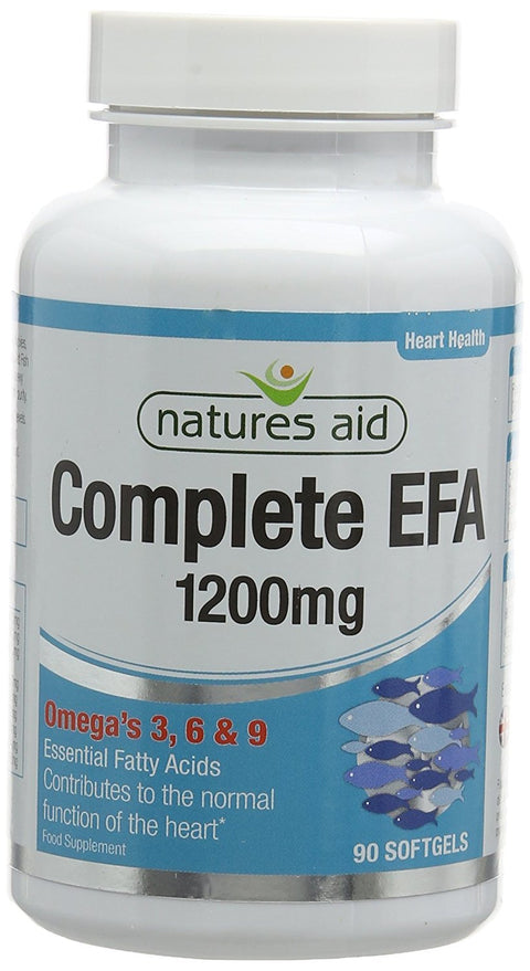Natures Aid Complete EFA (Omega 3 - 6 + 9) 90 Softgels