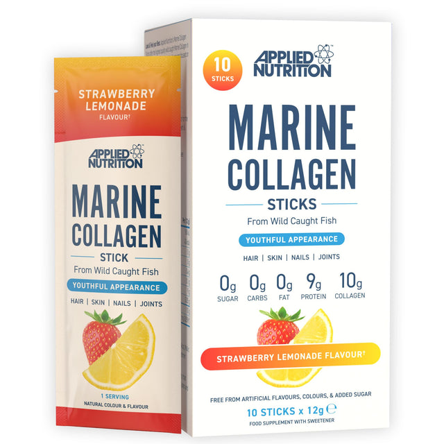Applied Nutrition Marine Collagen Sticks 12x12g Strawberry Lemonade — Applied Nutrition — image 1