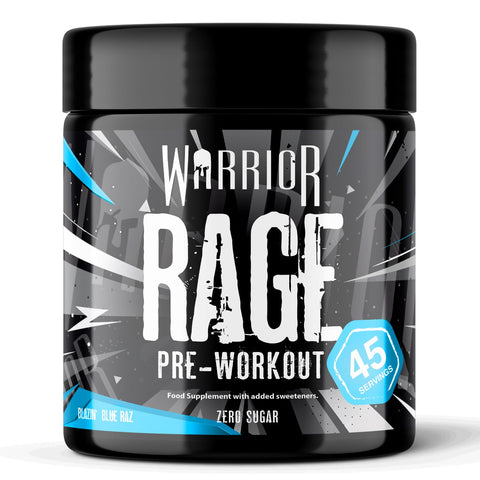 Warrior Rage 392g Blue Raspberry