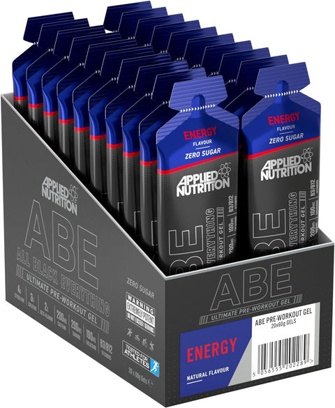 Applied Nutrition ABE (All Black Everything) Pre Workout Gel 20x60g Energy