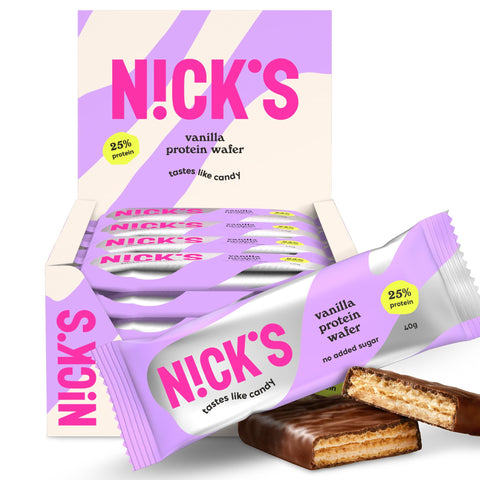 NICKS Protein Wafer 24x40g Vanilla