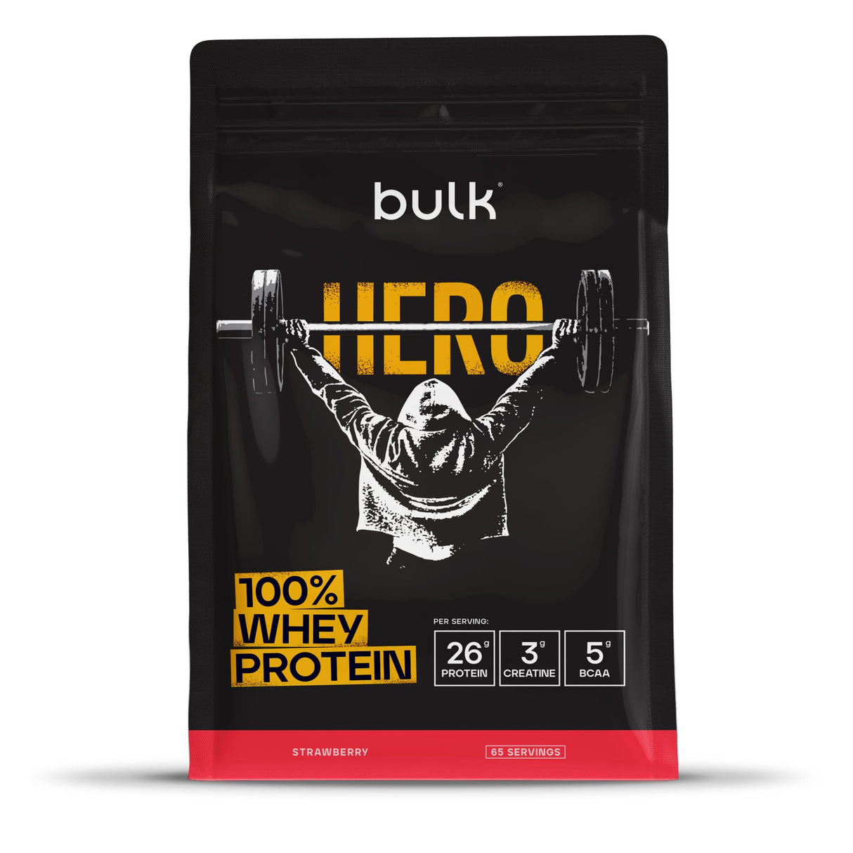 Bulk Hero Whey Isolate Premium Blend 2.27kg Strawberry
