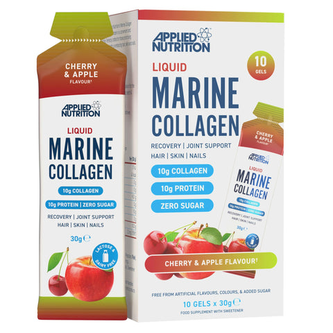 Applied Nutrition Marine Collagen Gels 10x30g Cherry Apple