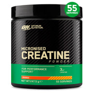 Optimum Nutrition Micronised Creatine 247.5g Orange