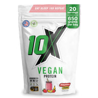 10X Athletic Vegan Protein 540g Strawberry Banana