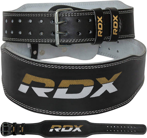 RDX Belt 4" Leather S Black/Gold