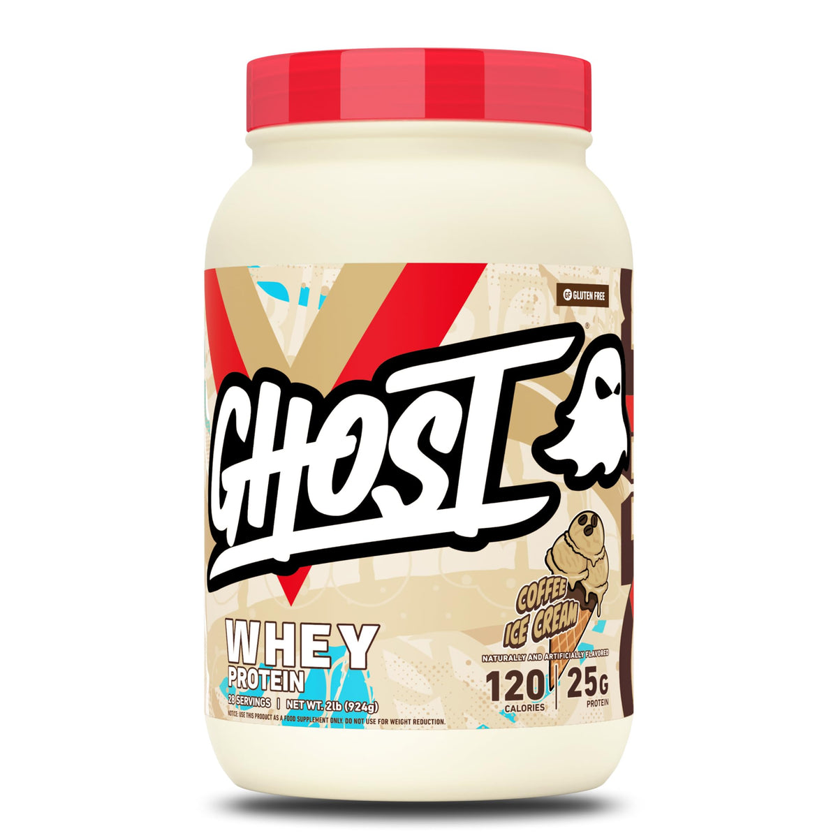 Ghost Whey Protein 924g Coffee Ice Cream