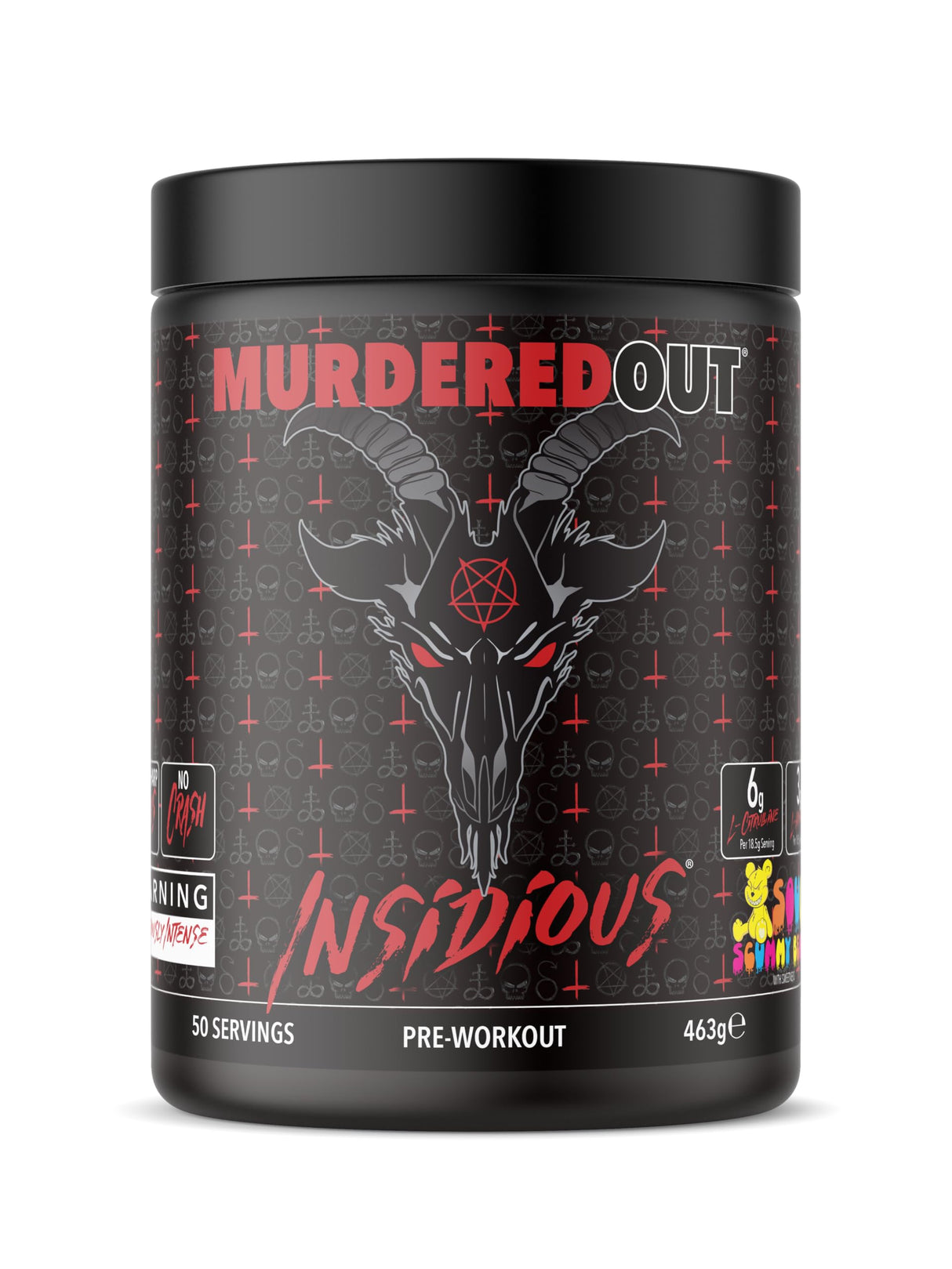 Murdered Out Insidious 463g Sour Scummy Bear
