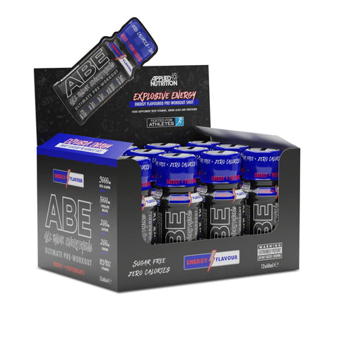 Applied Nutrition ABE (All Black Everything) Shots 12x60ml Energy