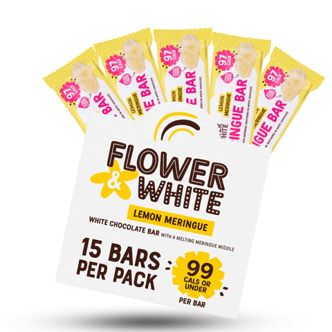 Flower & White Meringue Bar 12x20g Lemon