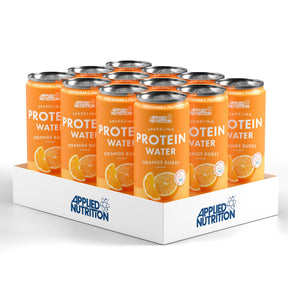 Applied Nutrition Sparkling Protein Water 12x330ml Orange Burst