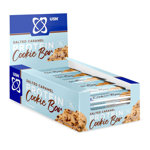 USN Trust Cookie Bars 12x60g Salted Caramel