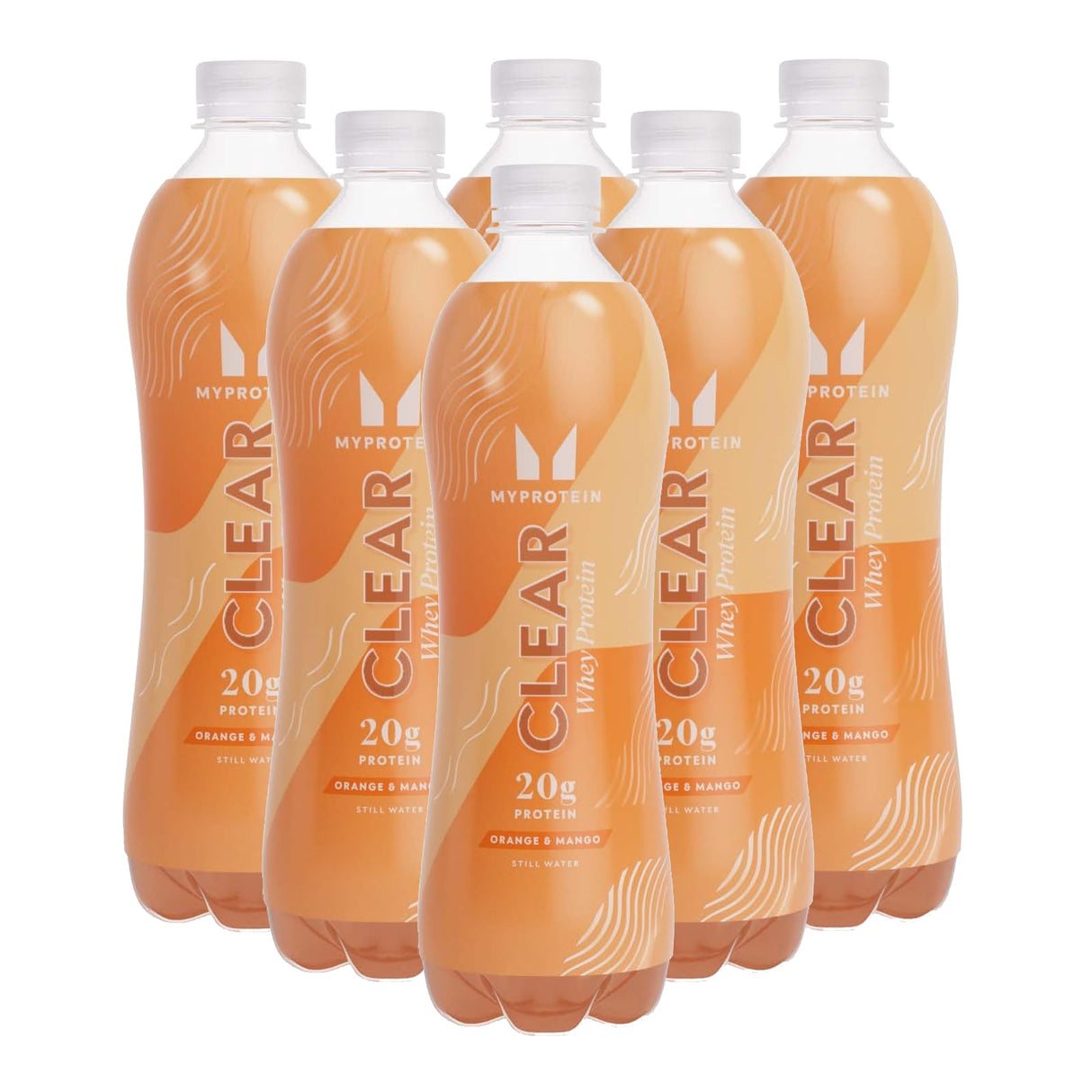 MyProtein Clear Protein Water RTD 6x500ml Orange & Mango