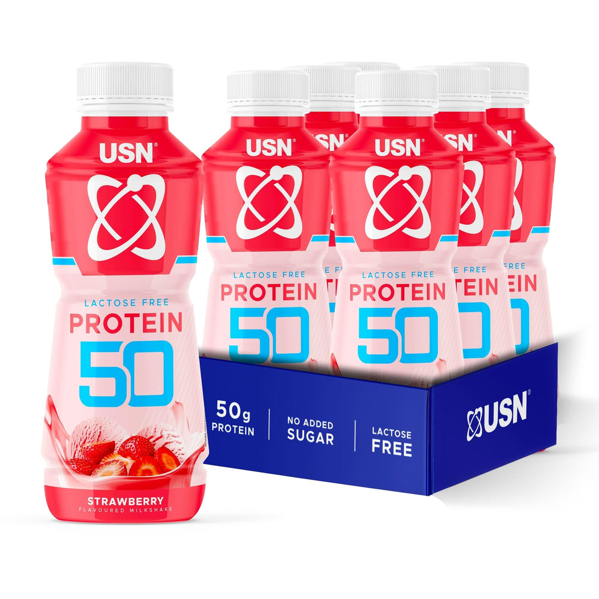 USN Trust Protein 50 6x500ml Strawberry