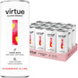 Virtue Clean Energy Yerba Mate 12x250ml Strawberry and Lime