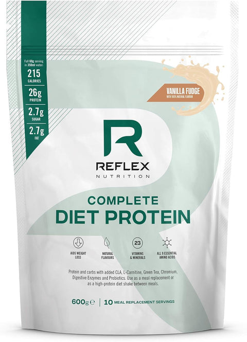 Reflex Nutrition Complete Diet Protein 600g Vanilla Fudge
