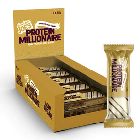 Mountain Joes Protein Millionaire 10x50g White Chocolate Caramel