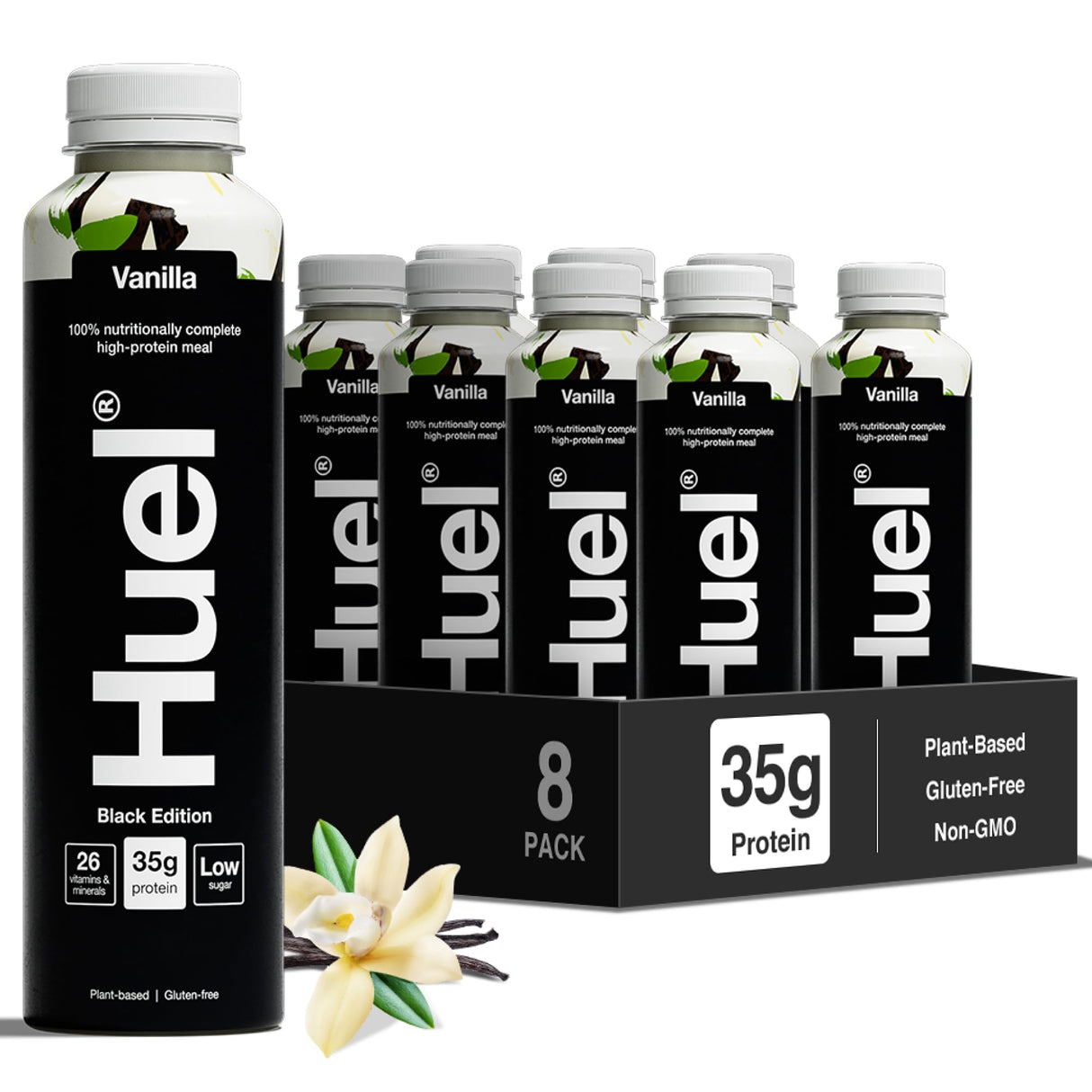 HUEL Ready-to Drink Black Edition 8x500ml Vanilla