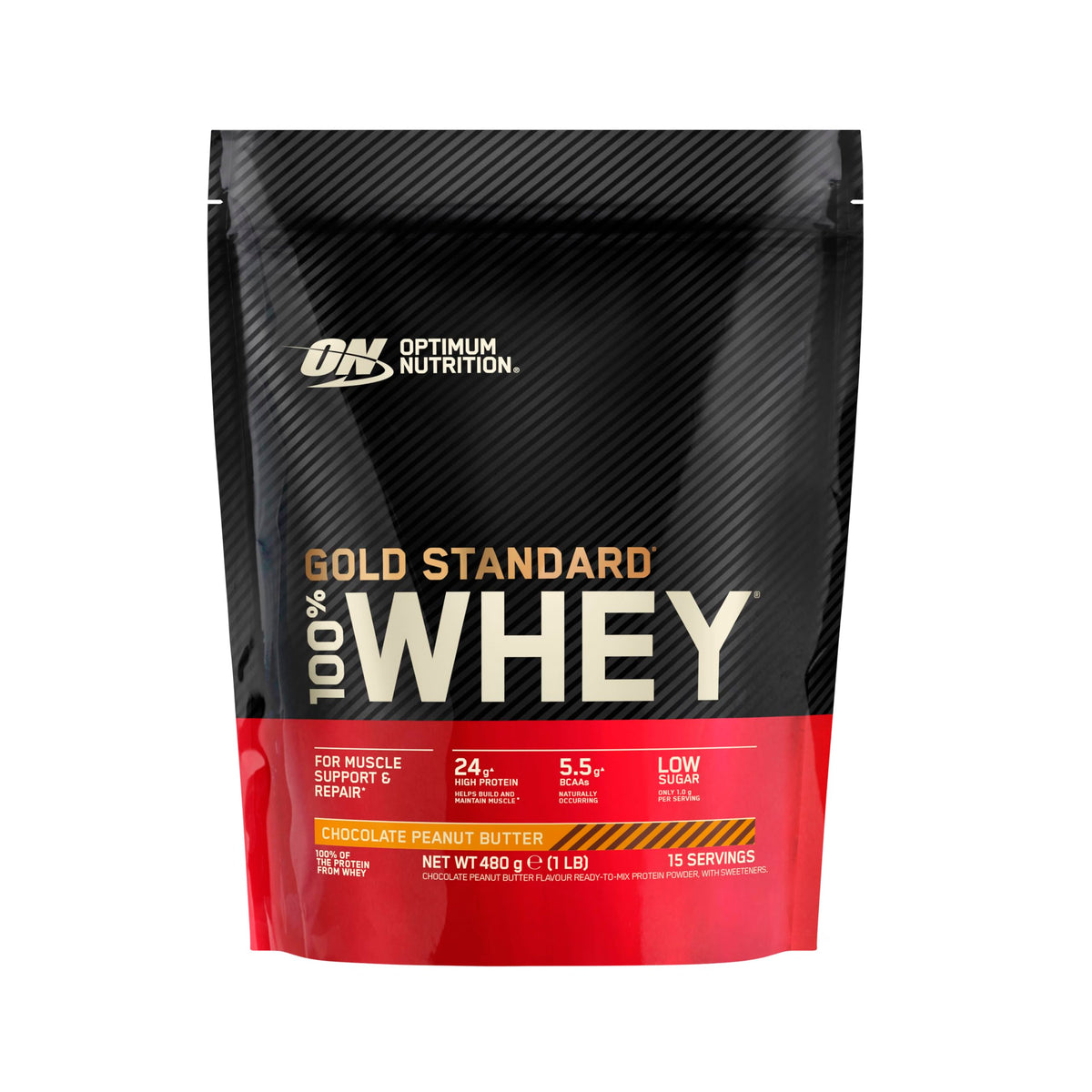 Optimum Nutrition Gold Standard 100% Whey 480g Chocolate Peanut Butter