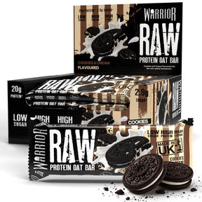 Warrior Raw Protein Flapjack 12x75g Cookies & Cream