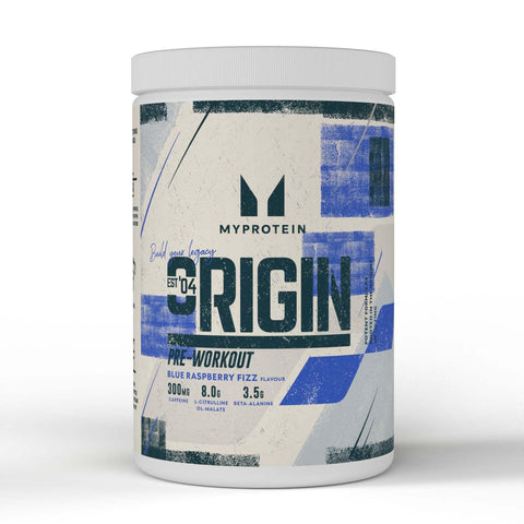 MyProtein Origin Pre-Workout 600g Blue Raspberry Fizz
