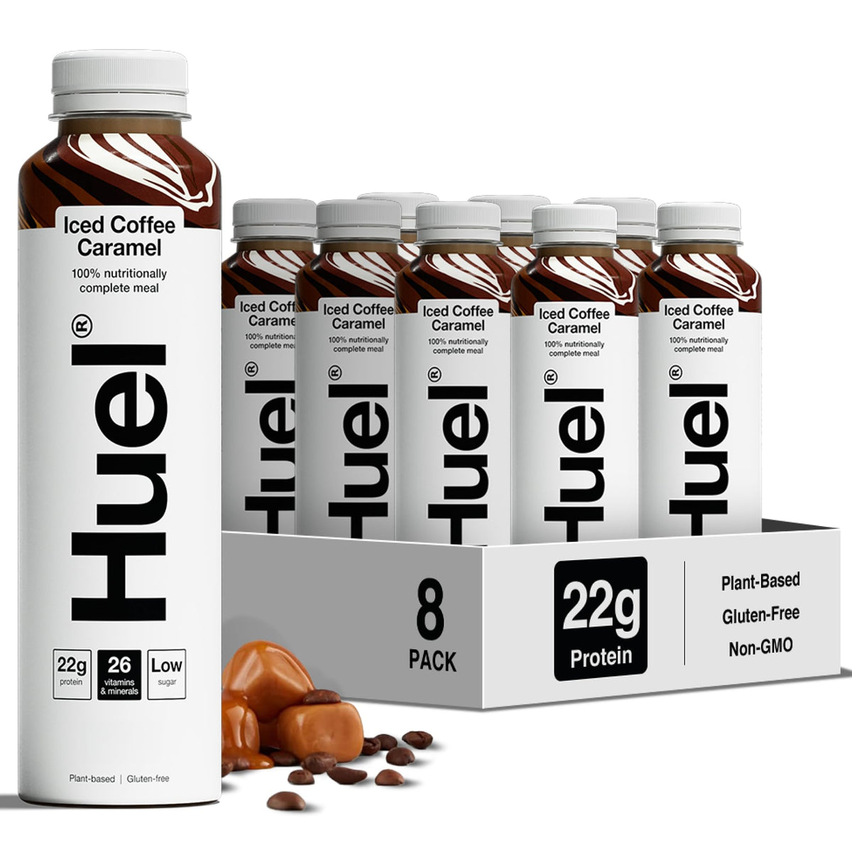 HUEL Ready-to Drink 8x500ml Iced Coffee Caramel