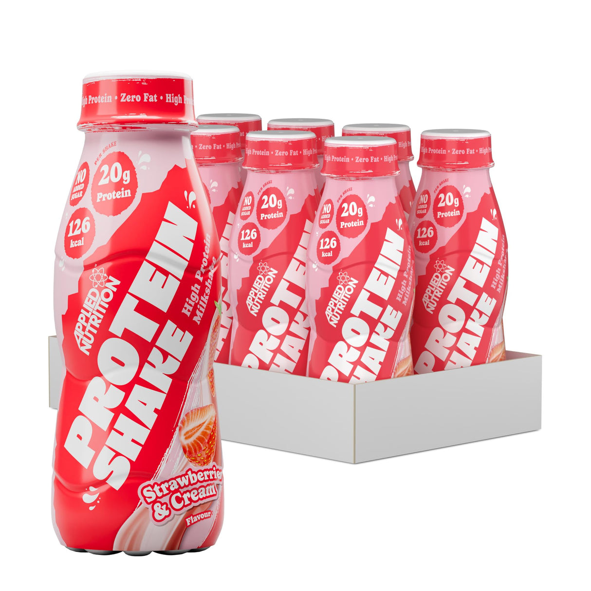 Applied Nutrition High Protein Shake 8x330ml Strawberries and Cream