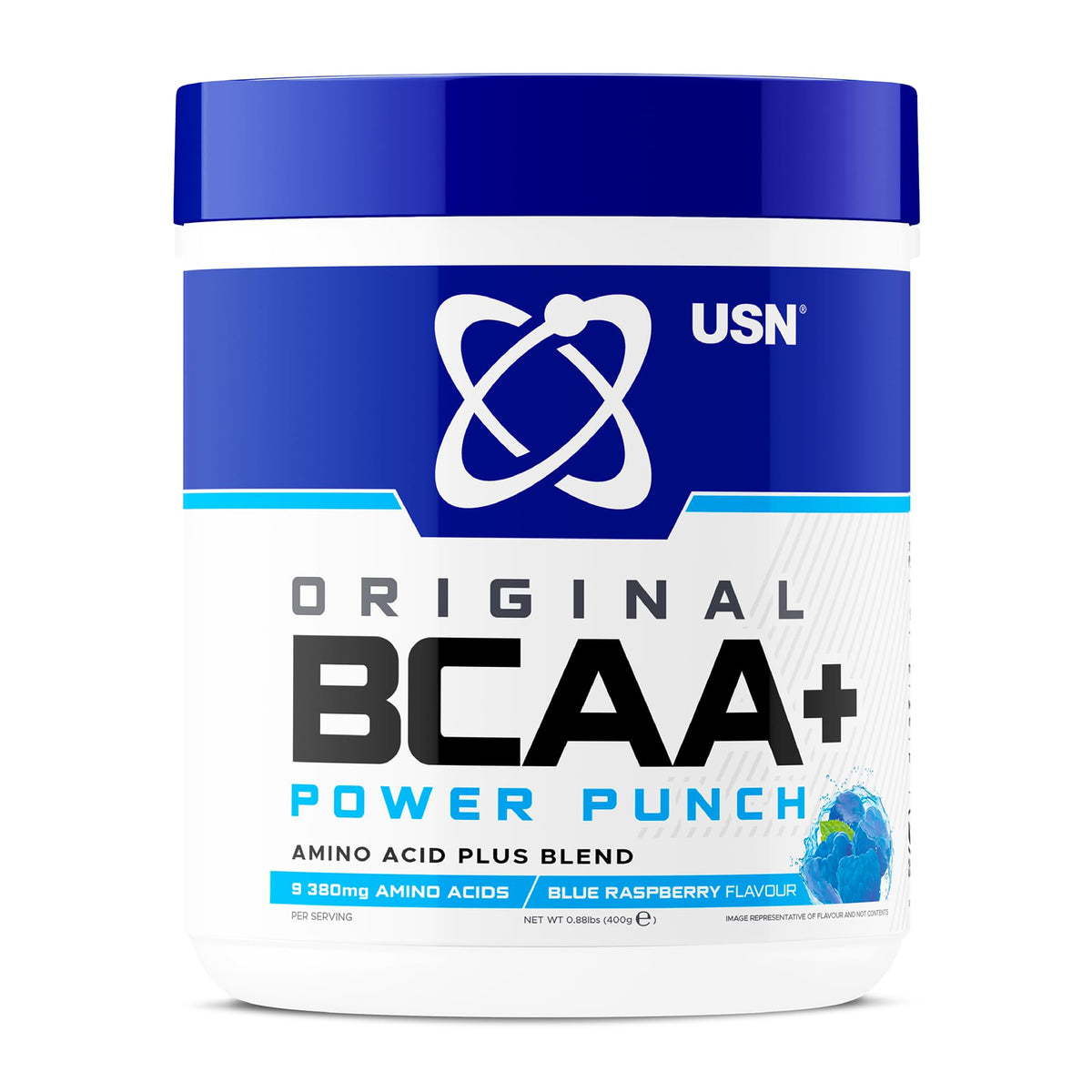 USN BCAA Power Punch 400g Blue Raspberry