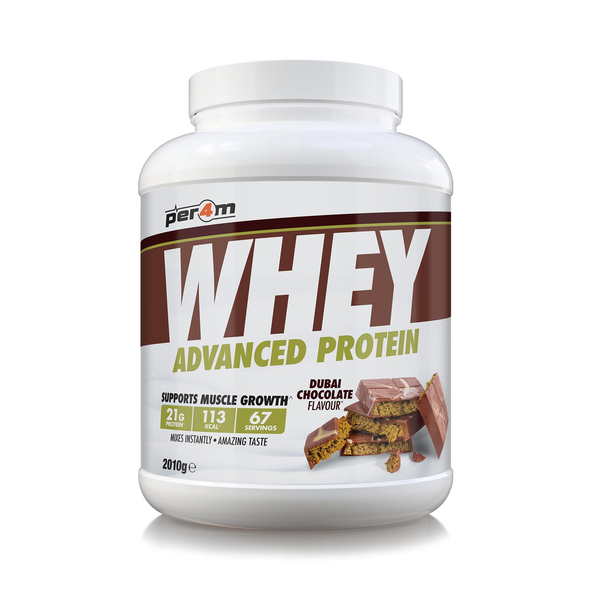 Per4m Advanced Whey Protein 2.01kg Dubai Chocolate