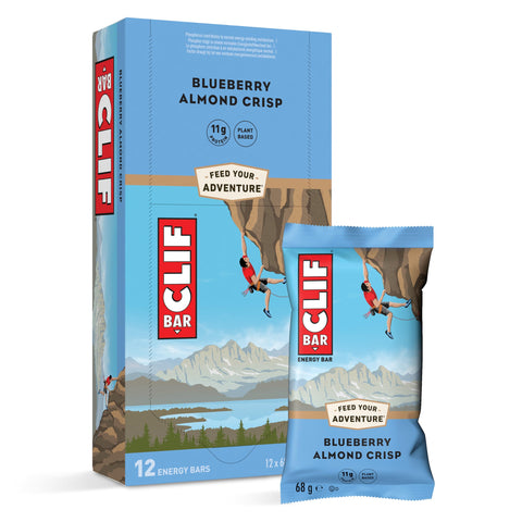 CLIF Bar 12x68g Blueberry Crisp