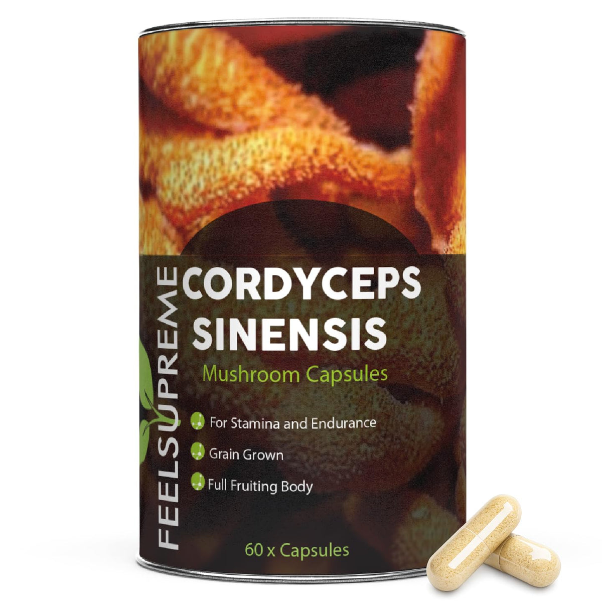 Feel Supreme Cordyceps 60 Veg Caps