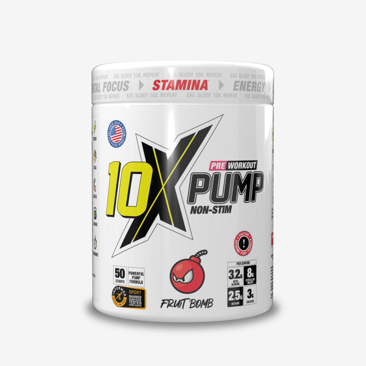 10X Athletic PUMP 600g Fruit Bomb