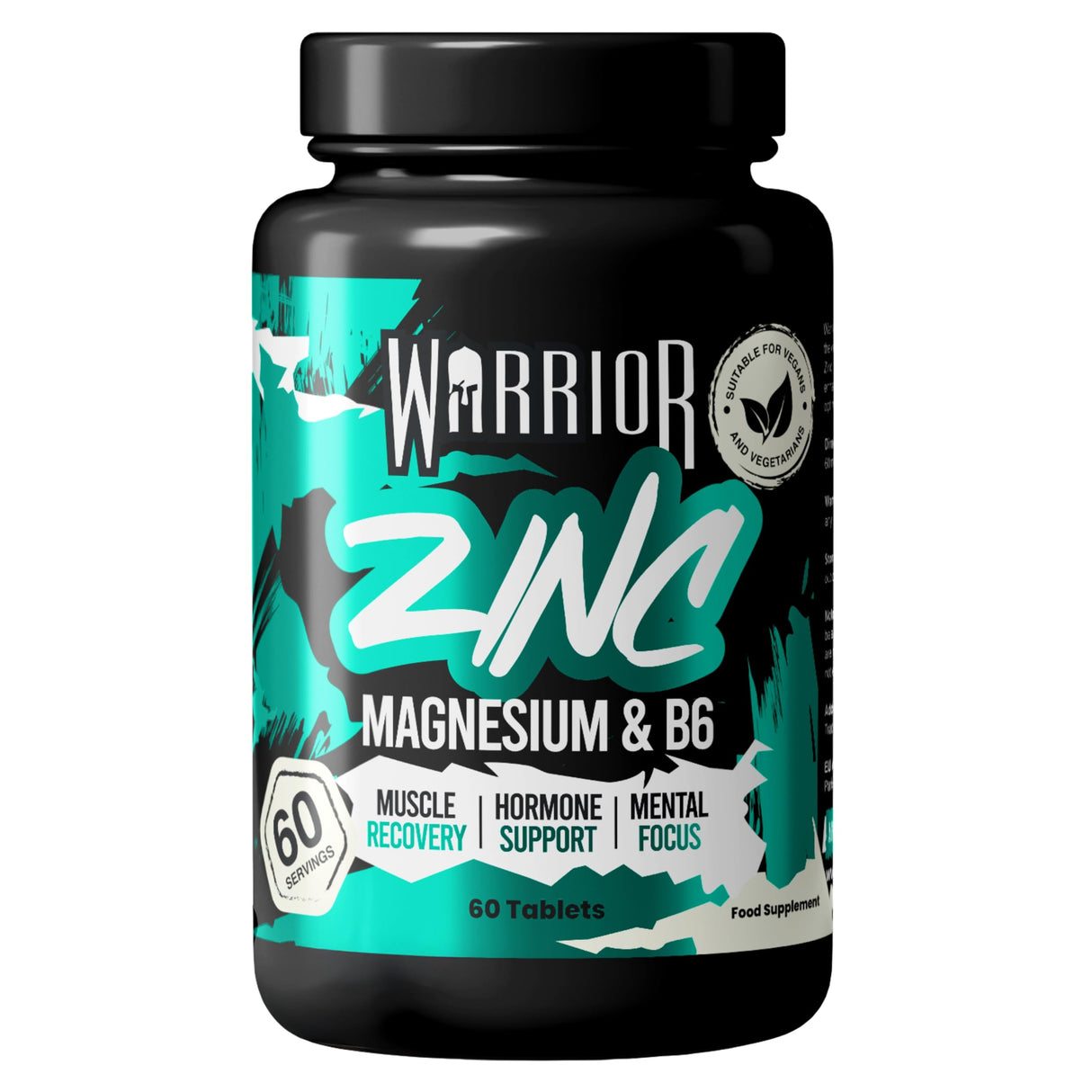Warrior Zinc Magnesium and B6 60 Tabs