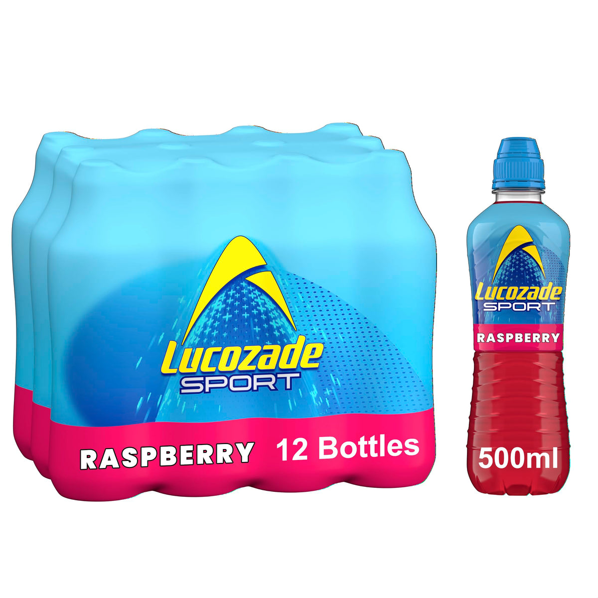 Lucozade Sport 12x500ml Raspberry
