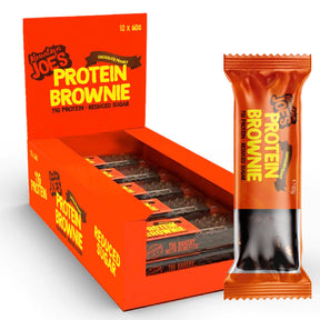 Mountain Joes Protein Brownie 10x60g Chocolate Peanut