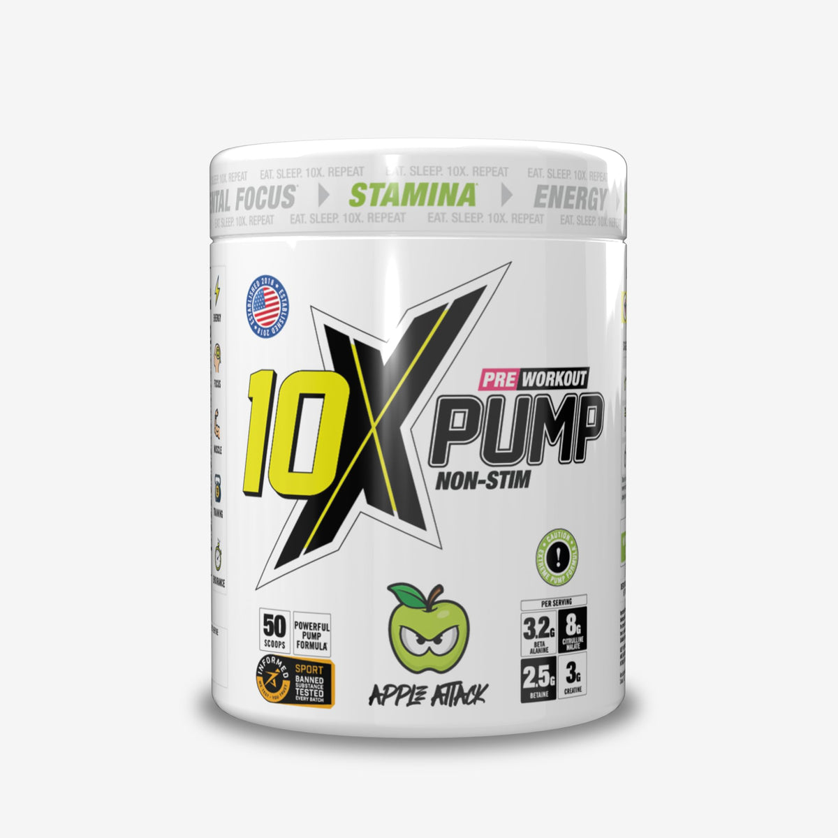 10X Athletic PUMP 600g Apple Attack