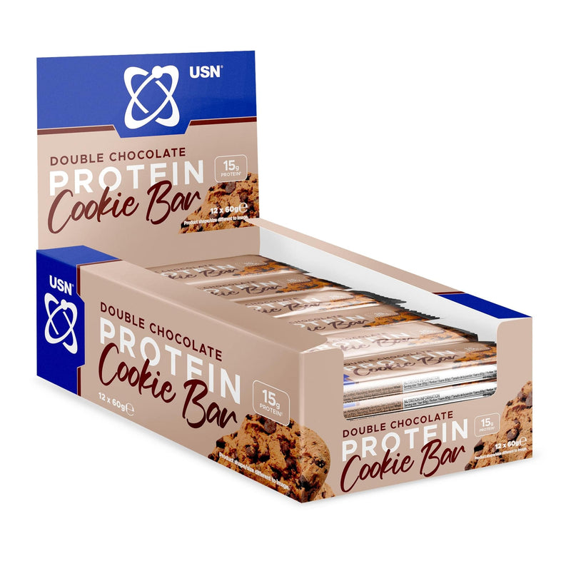 USN Trust Cookie Bars 12x60g Double Chocolate