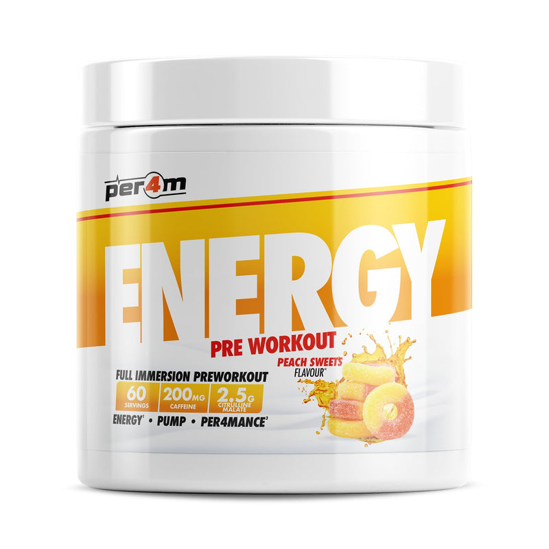Per4m Energy Pre Workout 390g Peach Sweets