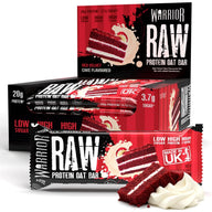Warrior Raw Protein Flapjack 12x75g Red Velvet Cake