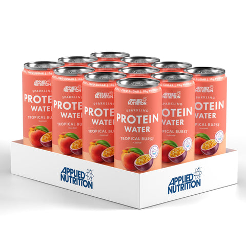 Applied Nutrition Sparkling Protein Water 12x330ml Tropical Burst