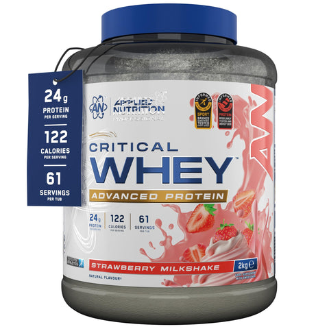 Applied Nutrition Critical Whey 2kg Strawberry Milkshake