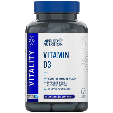 Applied Nutrition VITALITY Vitamin D3 90 Veg Caps