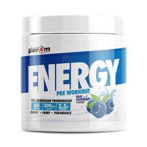 Per4m Energy Pre Workout 390g Blue Raspberry
