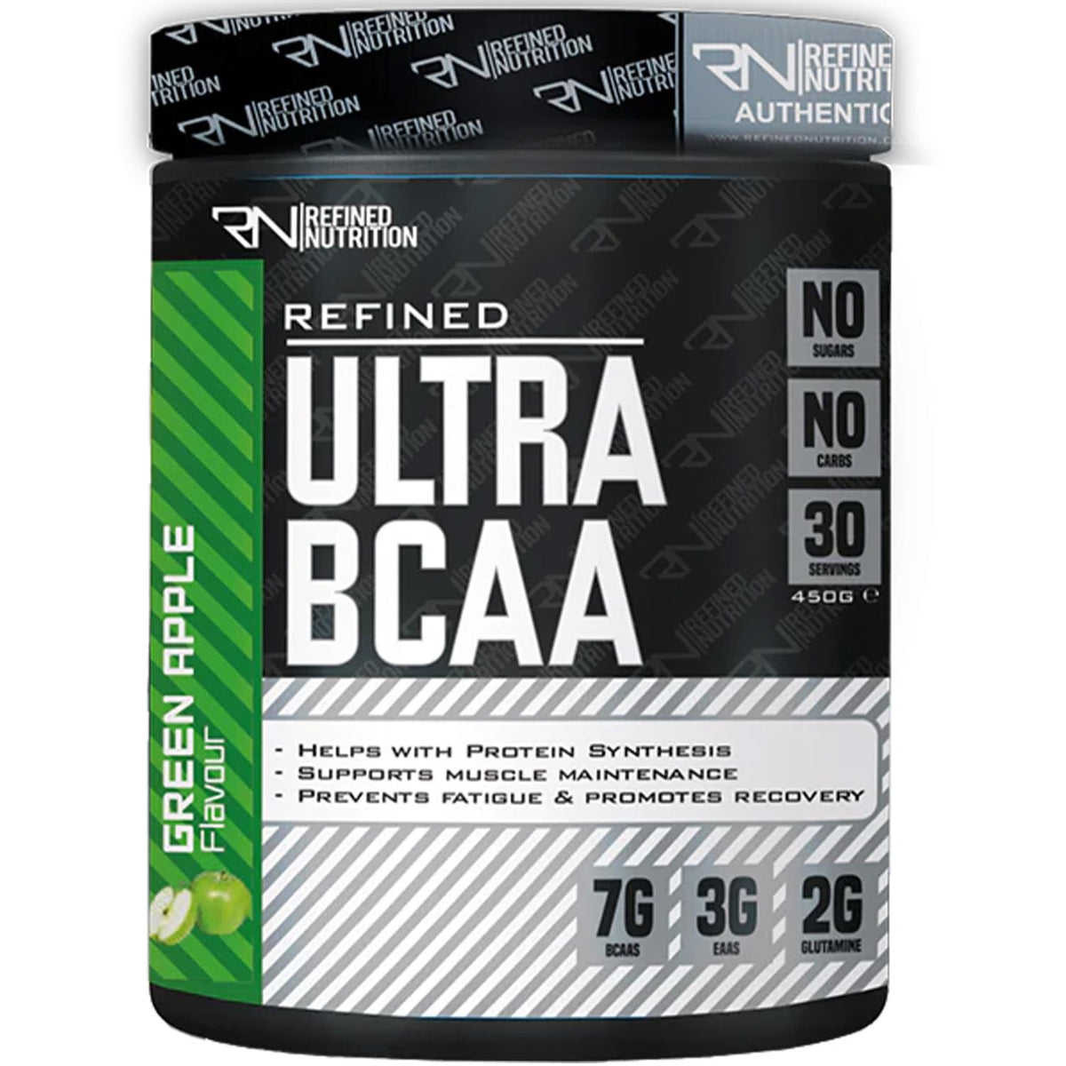 Refined Nutrition Ultra BCAA 450g Green Apple
