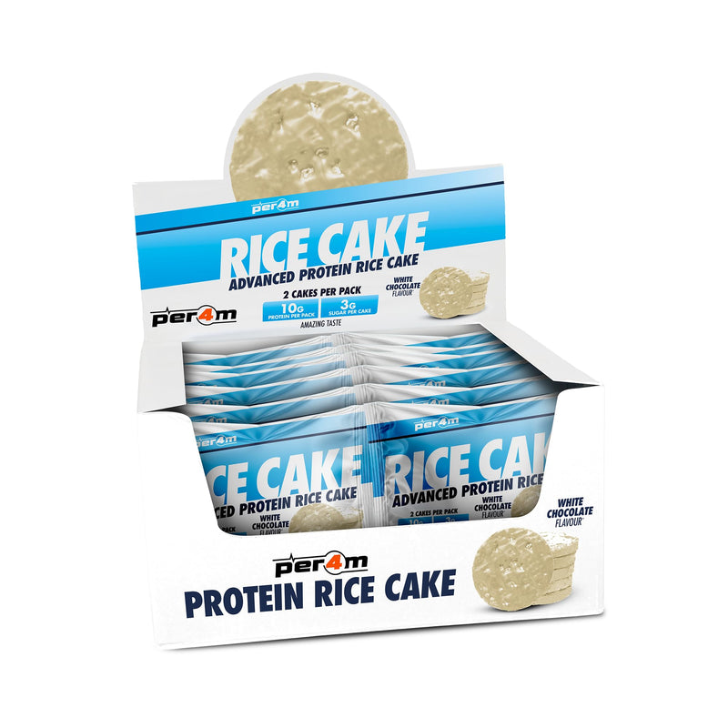 Per4m Rice Cake 12x64g White Chocolate