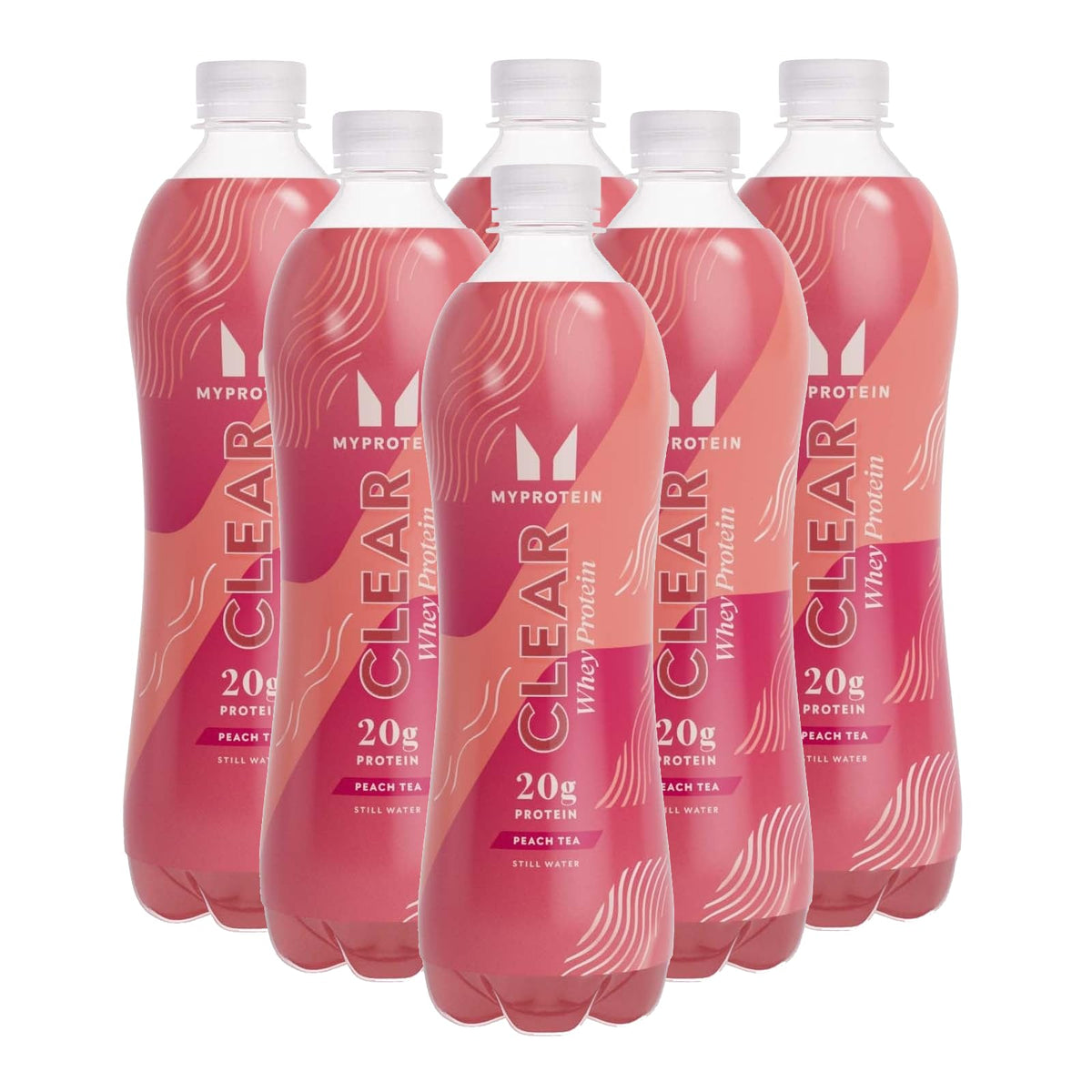 MyProtein Clear Protein Water RTD 6x500ml Peach Tea